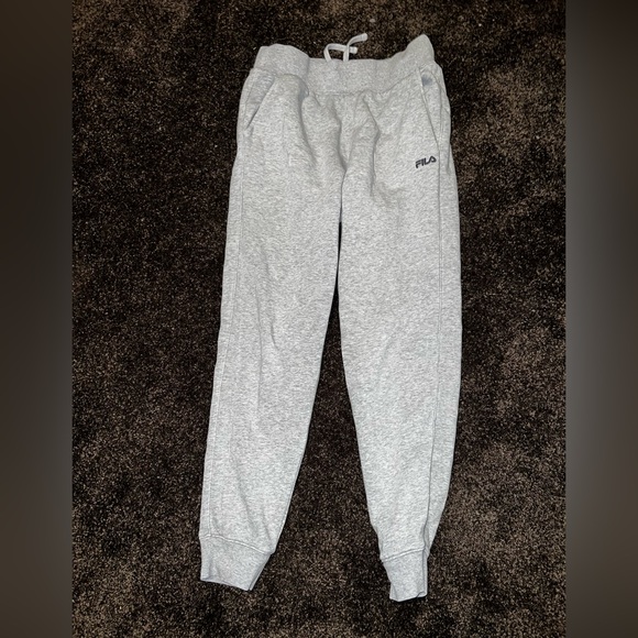 Fila Light Gray Joggers - Picture 1 of 1